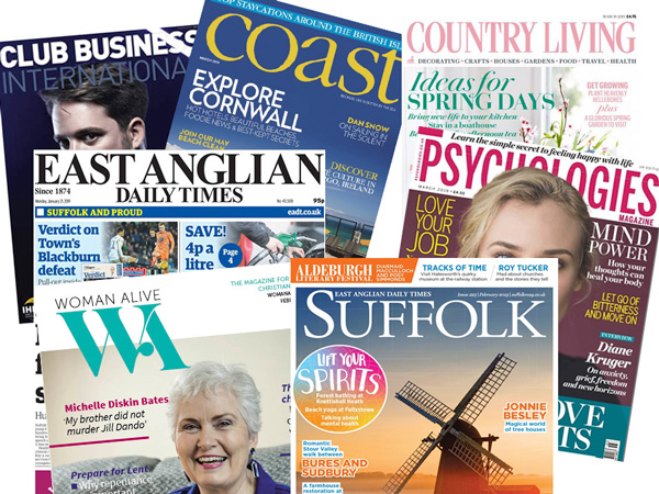 Magazine cover pages