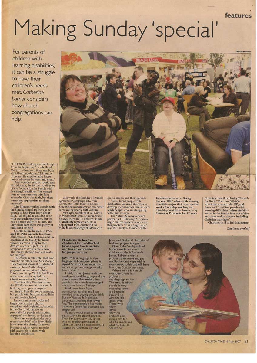 Making Sunday Special p1